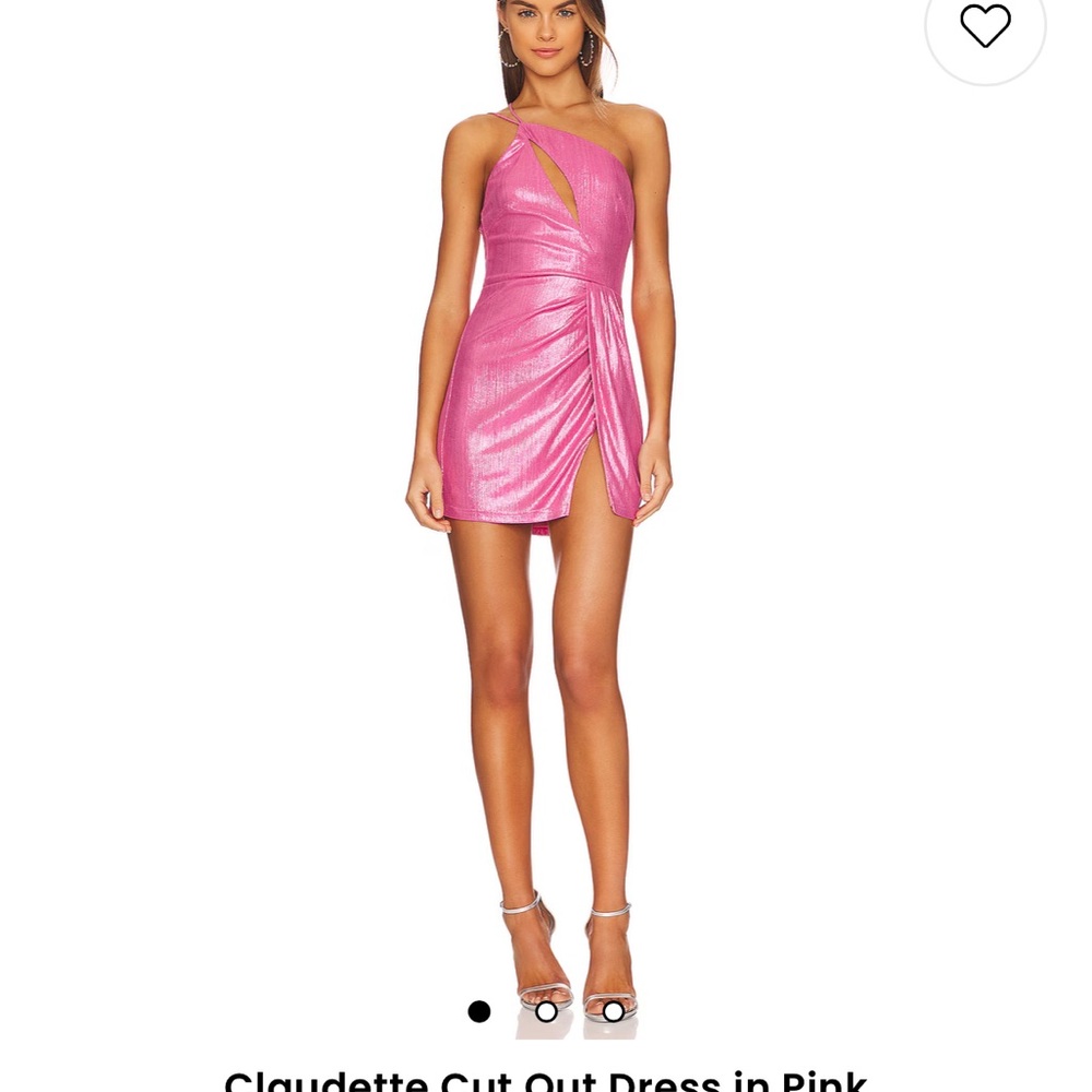 XS superdown revolve pink mini dress